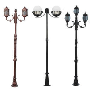 Slider Garden Road Lighting Pole - Romcablu