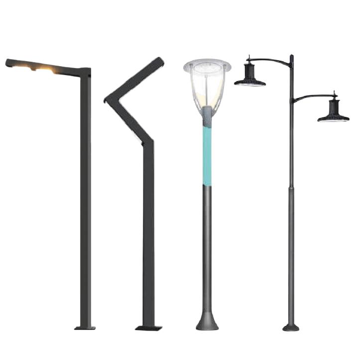 Stâlpi de iluminat cu led
